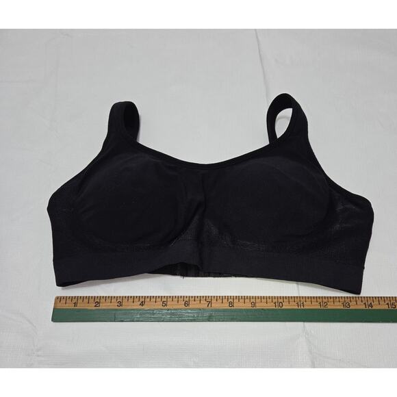 Truekind Daily Comfort Straps Wireless Shaping Bra Size Large Black - Picture 2 of 8